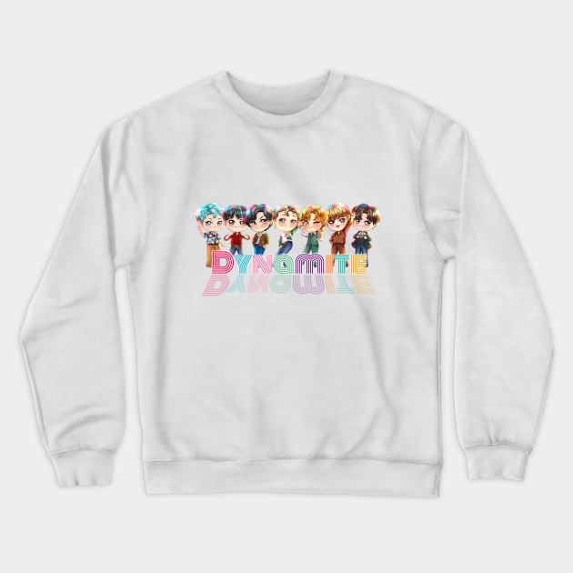 BTS Dynamite Crewneck Sweatshirt by art4anj